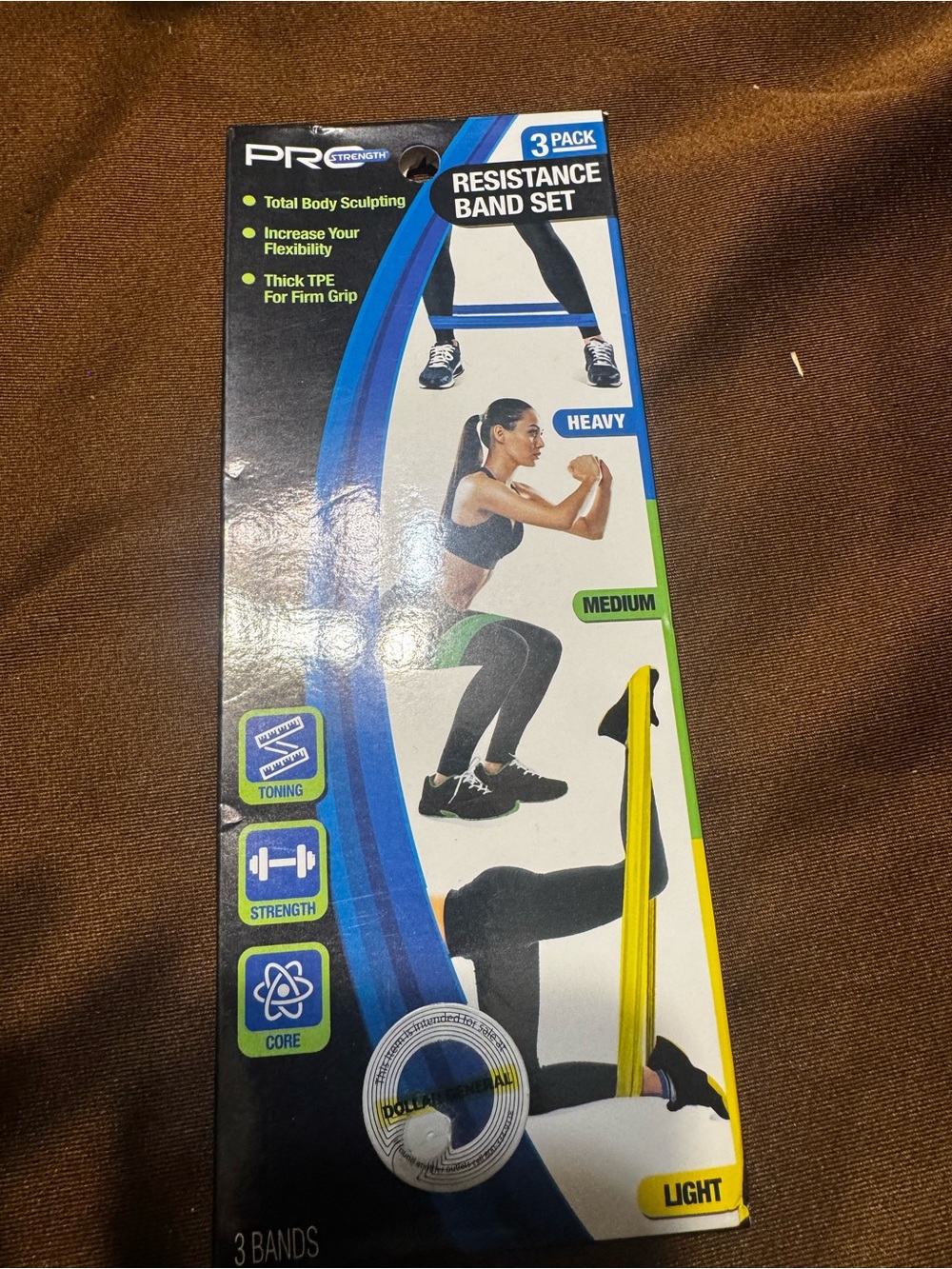 NEW Lot Of 4 Pro Strength Resistance Band Sets Light Medium Heavy Body Sculpting